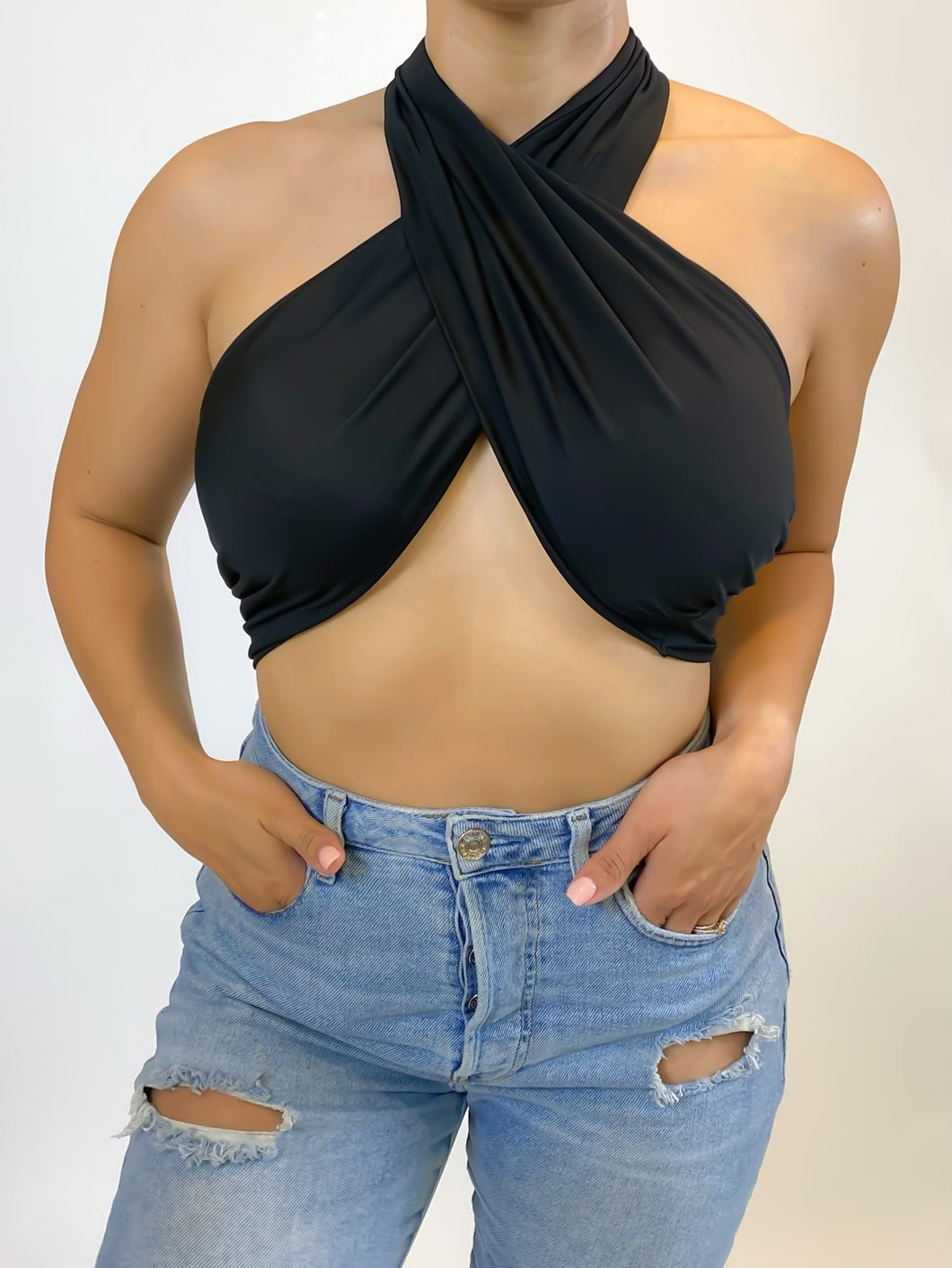 Scarf Wrap Top