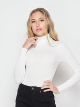 Load image into Gallery viewer, BFF Little Ivory Turtleneck Bodysuit
